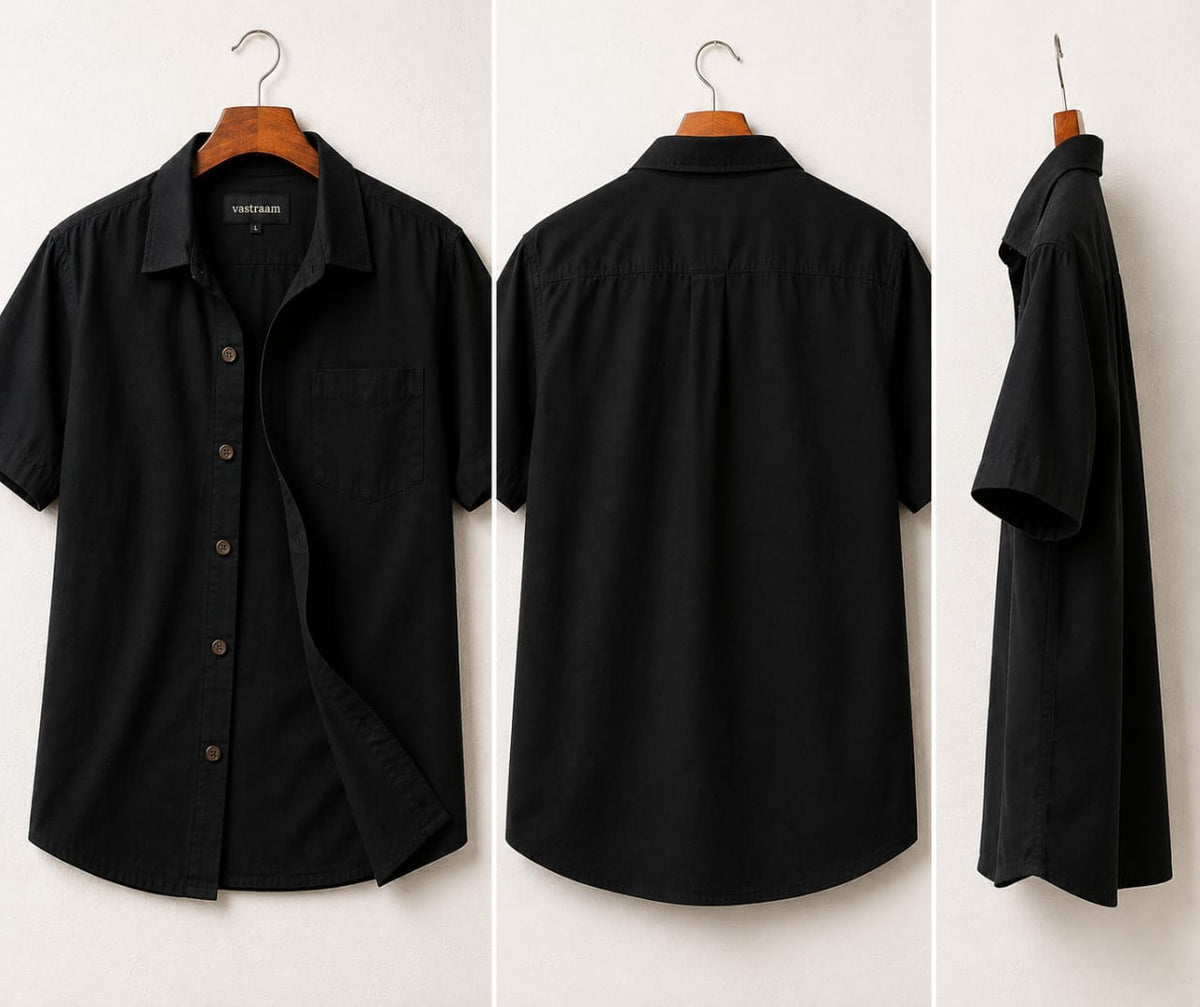 Black Premium Linen shirt