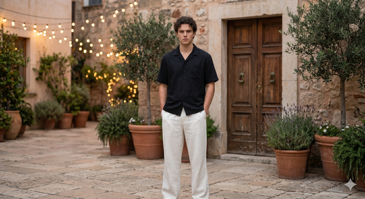 Black Premium Linen shirt