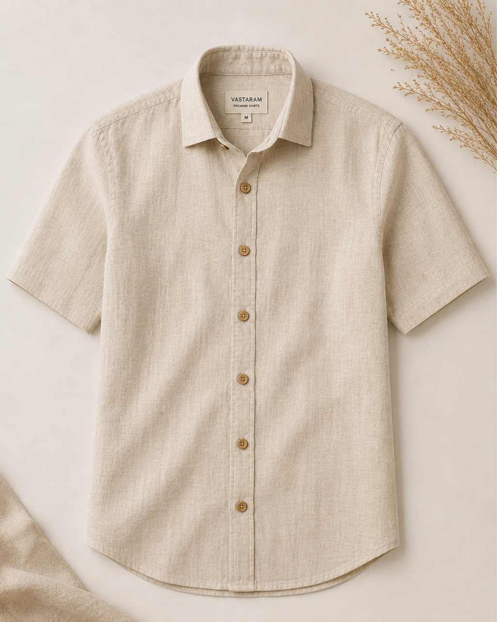 Beige Light Premium Linen shirt