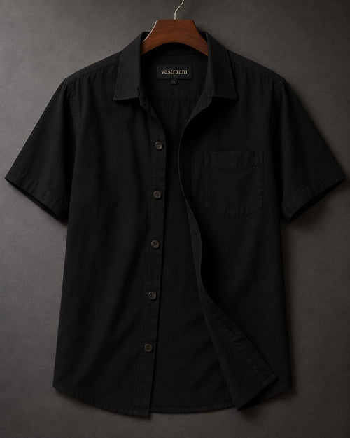 Black Premium Linen shirt