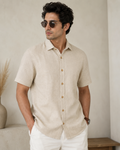 Beige Light Premium Linen shirt